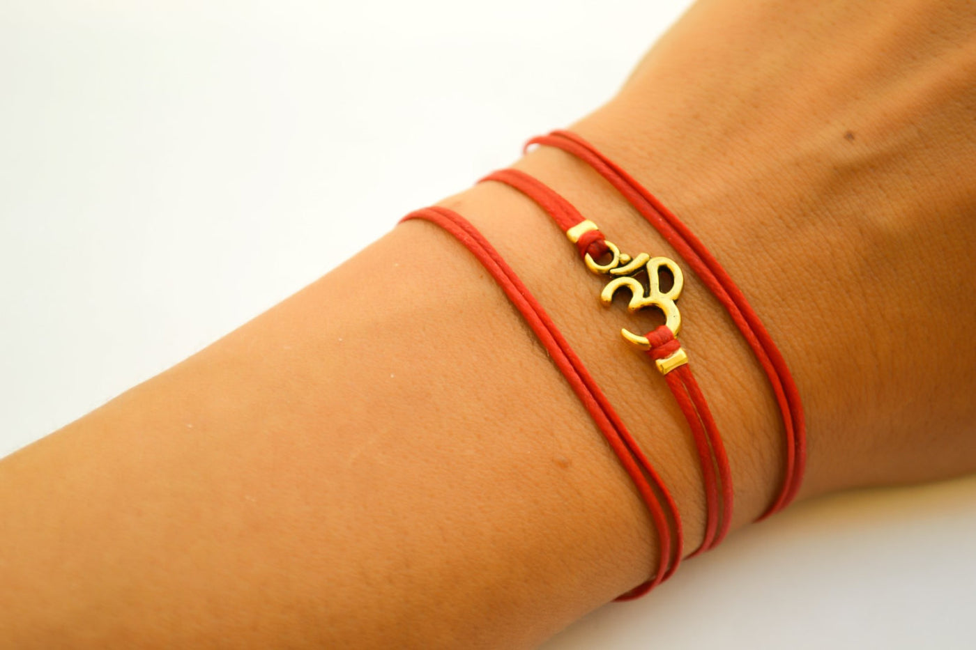 Hindu red thread evil eye protection stunning bracelet luck talisman amulet  ggg