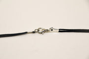 Claw necklace for men, black cord - shani-adi-jewerly