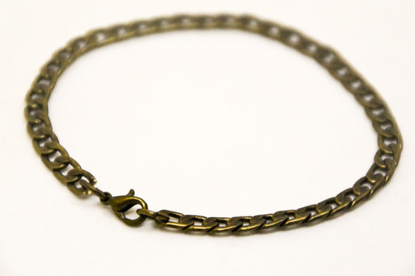 Bronze cuban chain bracelet for men - shani-adi-jewerly