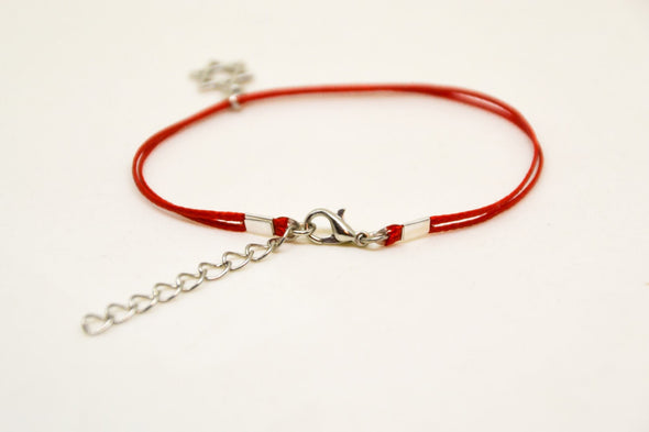 Star of David bracelet, red cord - shani-adi-jewerly