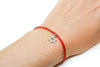 Star of David bracelet, red cord - shani-adi-jewerly