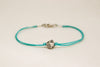 Nugget bracelet for men, turquoise cord - shani-adi-jewerly
