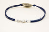 Tree of life men's bracelet, blue cord - shani-adi-jewerly