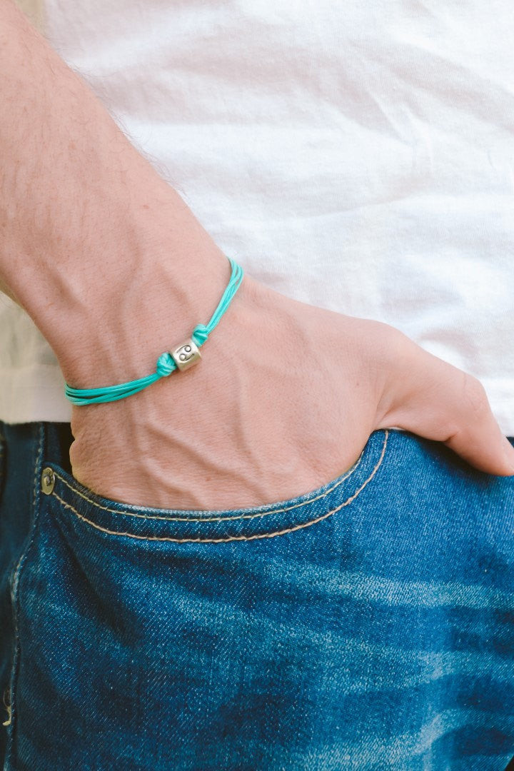 Zodiac signs bracelet, cancer sign for men - shani-adi-jewerly