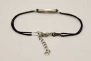 Women bracelet with silver cross round charm - shani-adi-jewerly
