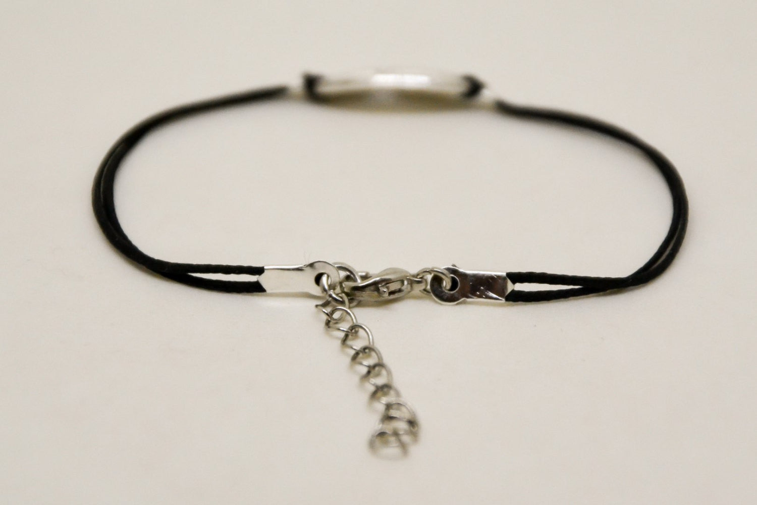 Women bracelet with silver cross round charm - shani-adi-jewerly