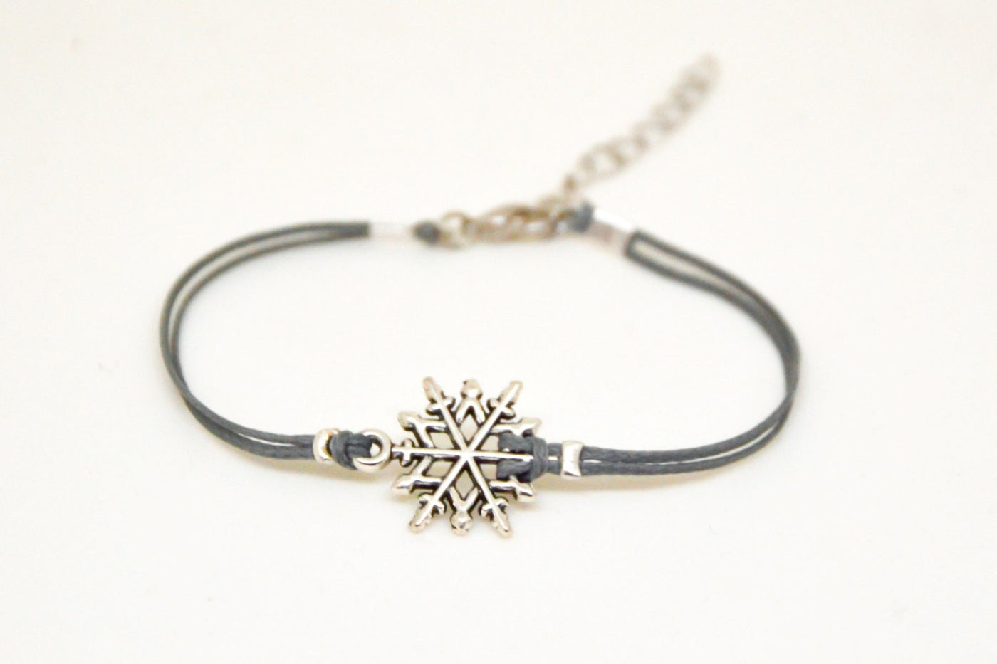 Large Snowflake Charm Bangle Bracelet Sterling Silver Plated USA Made -  Watchus