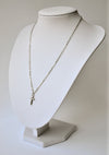 Silver chain cross necklace for women - shani-adi-jewerly