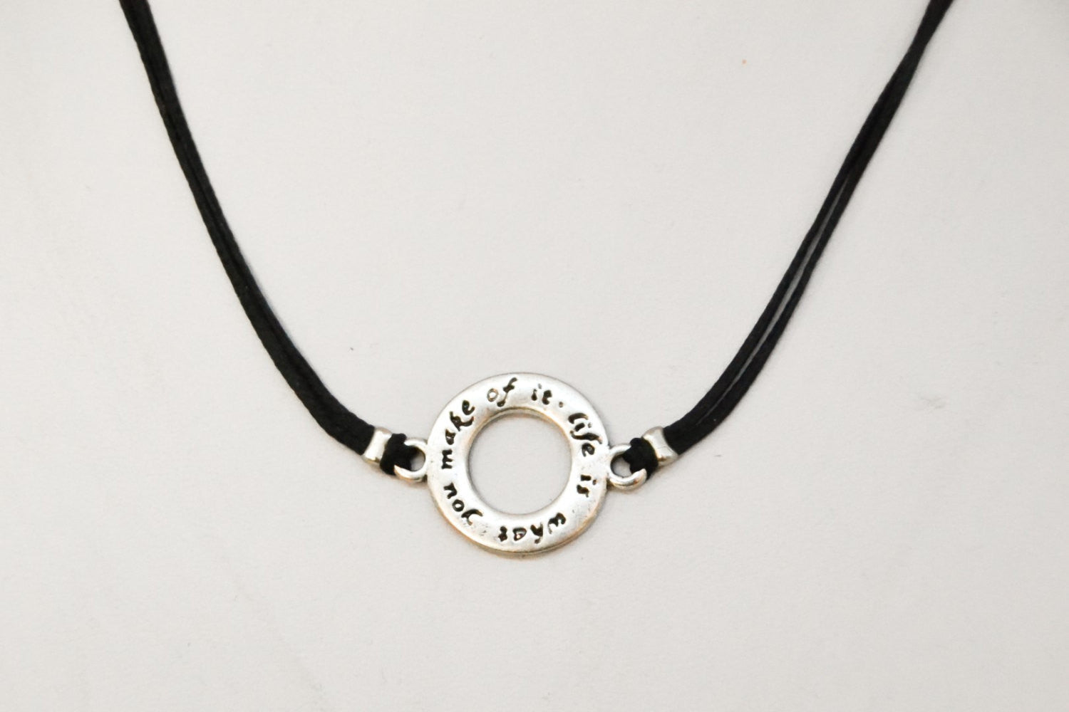 Life is what you make of it necklace for men - shani-adi-jewerly