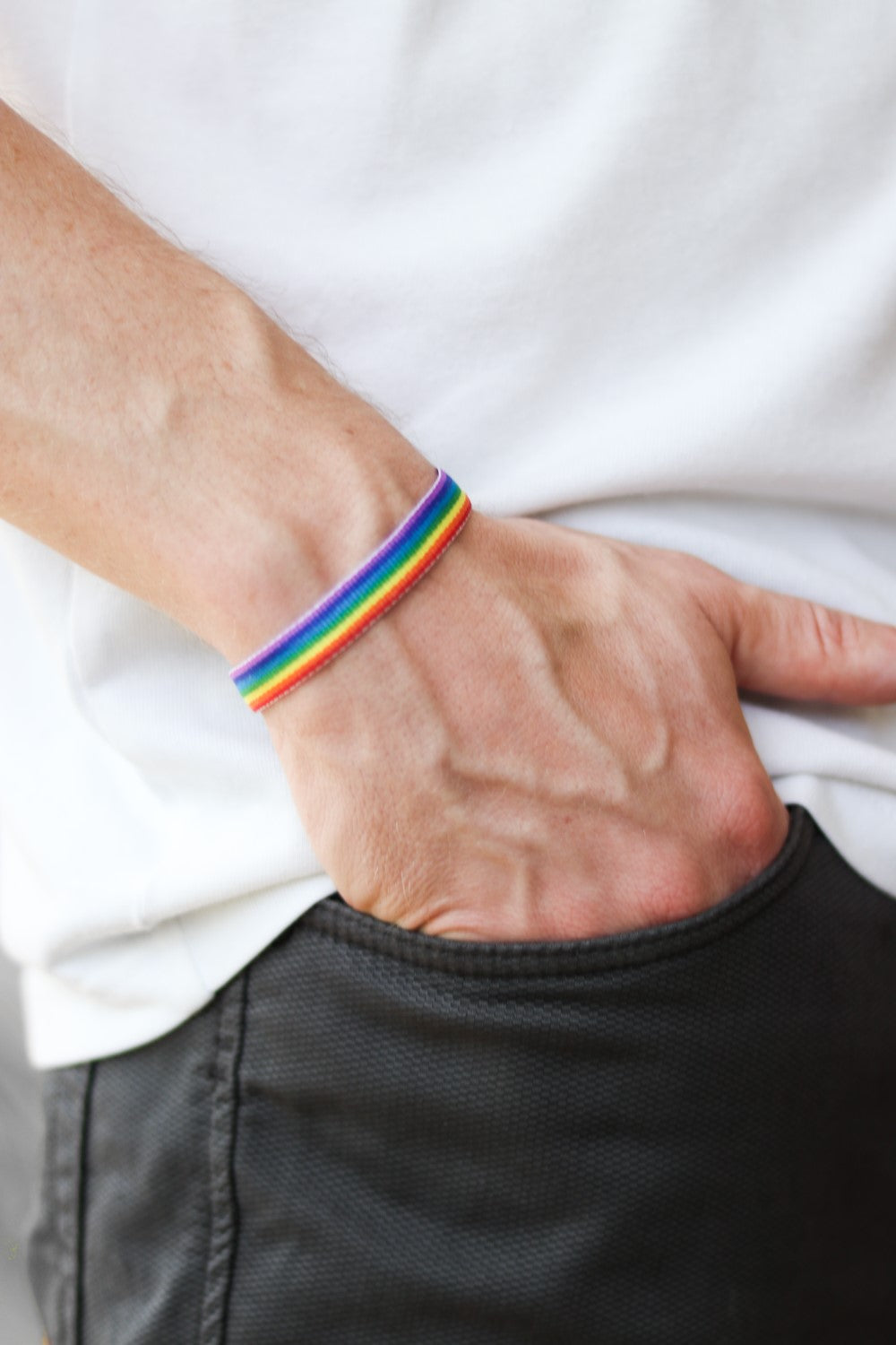 LGBTQ+ Pride Fashion Project: How To Make Pride Bracelets - YouTube