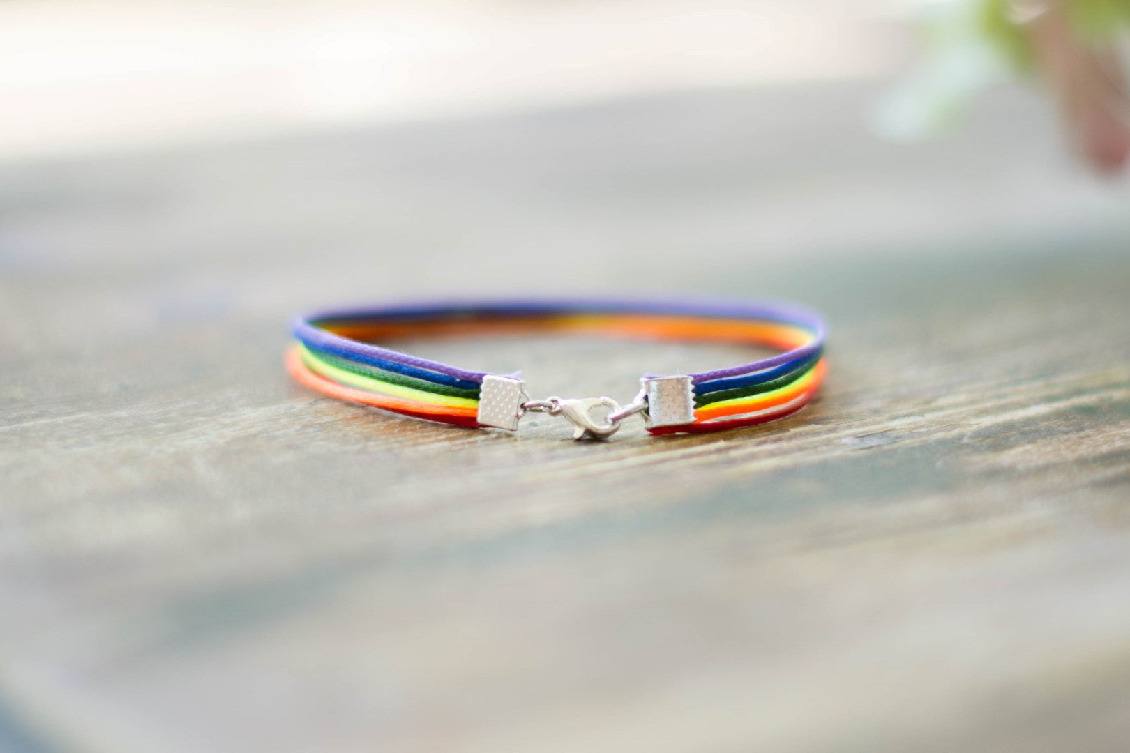 Pride bracelet, rainbow flag bracelet - shani-adi-jewerly