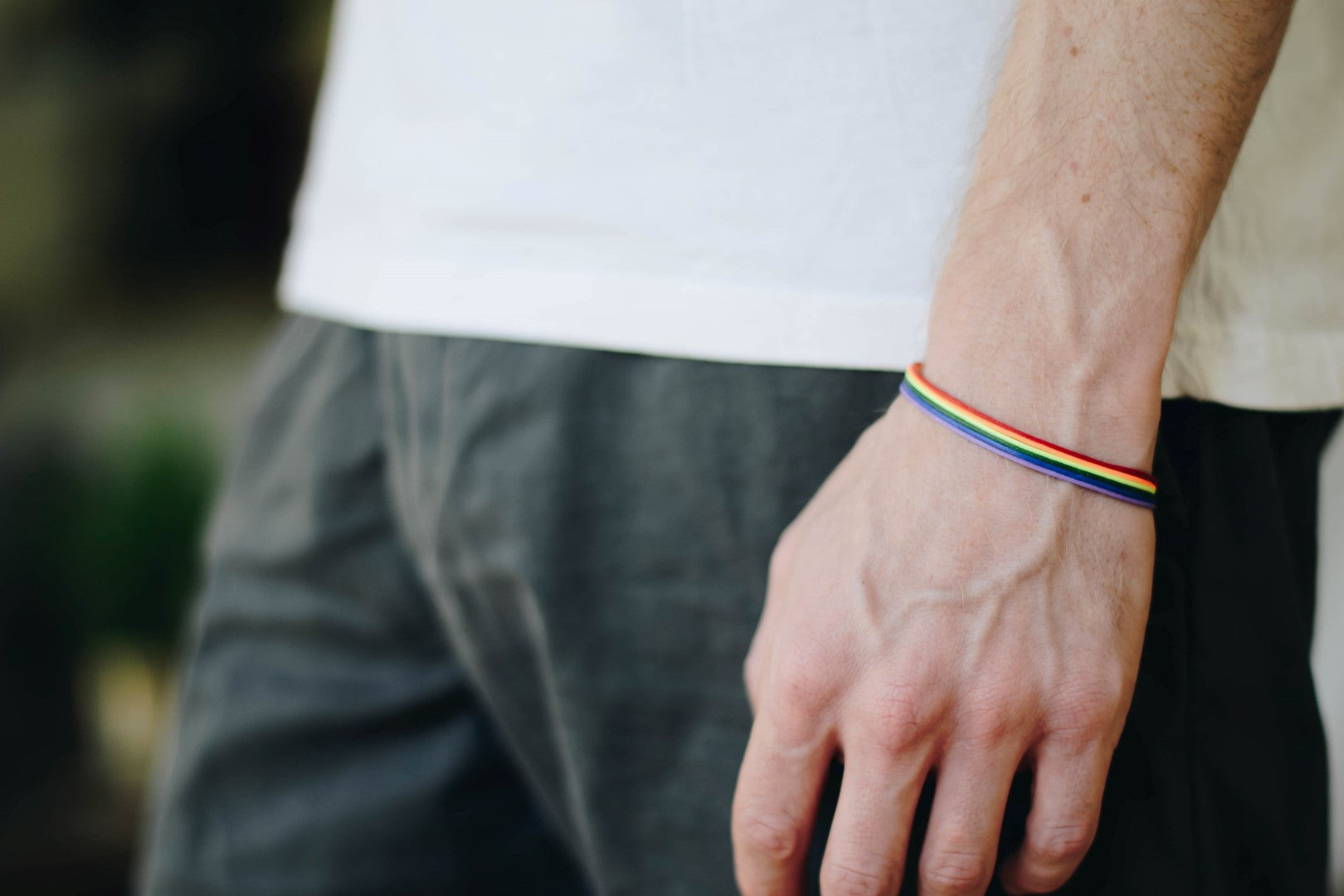 Pride bracelet, rainbow flag bracelet - shani-adi-jewerly