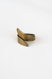 bronze wrapped ring for men - shani and Adi Jewelry