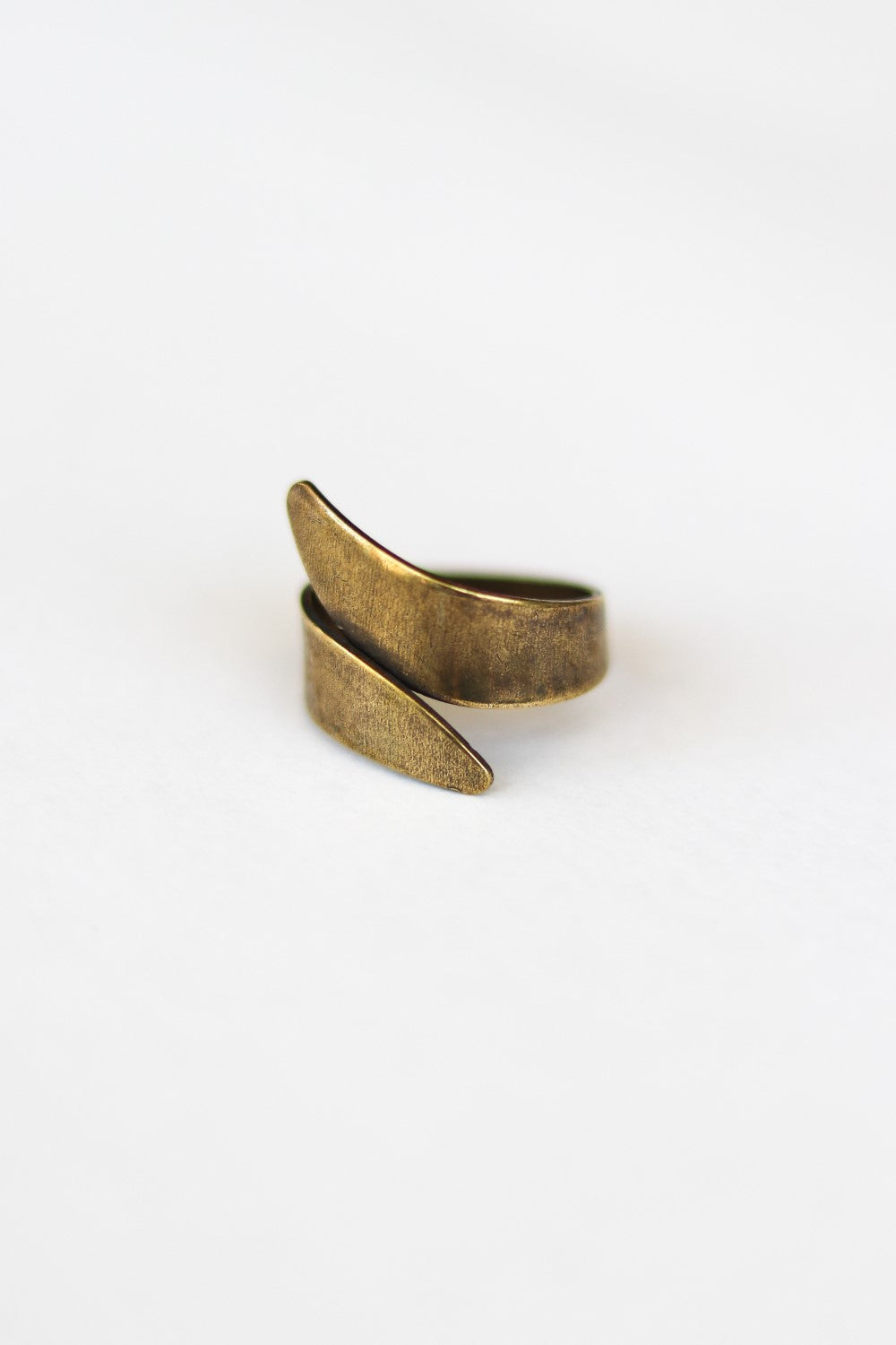 bronze wrapped ring for men - shani and Adi Jewelry