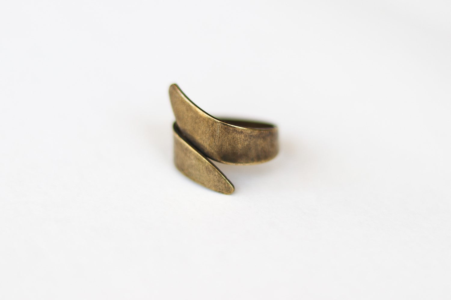 bronze wrapped ring for men - shani and Adi Jewelry