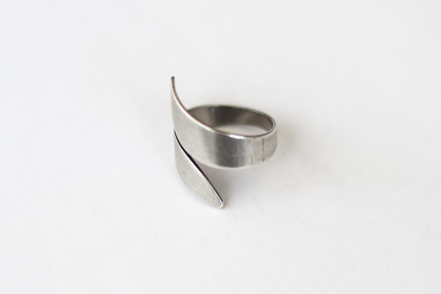 silver wrapped ring for men - shani and Adi Jewelry