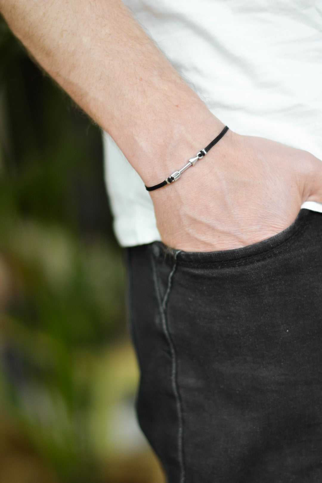 Mens charm cheap bracelet
