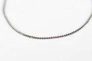 Silver link chain necklace for men - shani-adi-jewerly