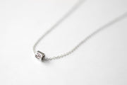 Zodiac signs necklace for men, cancer sign, stainless steel chain - shani-adi-jewerly