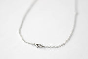 Zodiac signs necklace for men, cancer sign, stainless steel chain - shani-adi-jewerly