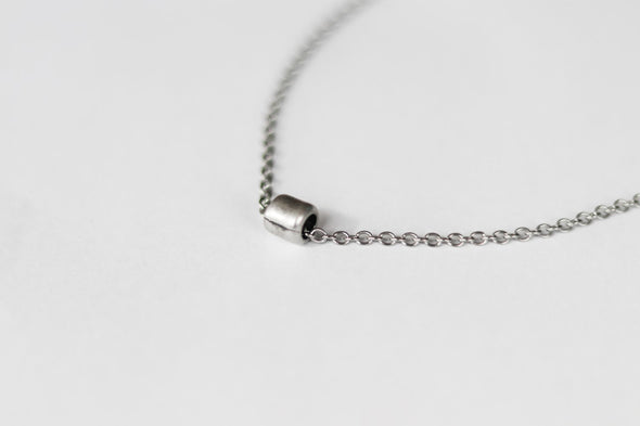 Necklace for men, men's bead necklace, stainless steel link cable chain, customize