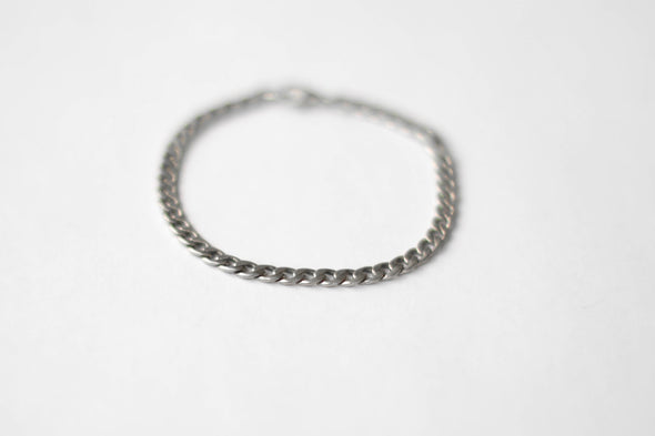 Silver links chain bracelet for men, gift for him, Valentine's day gift