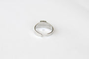 silver pyramid ring diamond shape ring for men - shani and Adi Jewelry