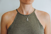 Silver pineapple pendant, stainless steel chain necklace for her - shani-adi-jewerly