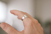 silver minimalist ring for men - shani and adi jewelry