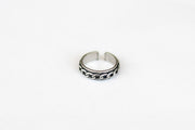 silver chain ring for men - shani and Adi Jewelry