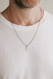 Cross necklace for men