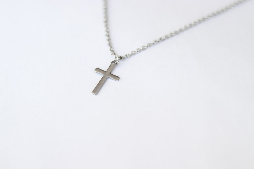 Tiny Cross Necklace - Sterling Silver – Austin Down to Earth