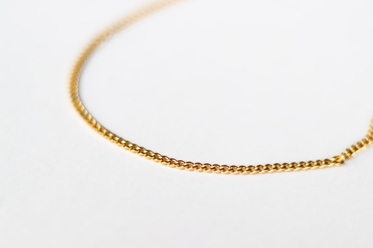 Goldfarbene Gliederkette aus Edelstahl für Herren