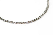 Silver links chain necklace for men