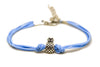 Pineapple bracelet, blue cord - shani-adi-jewerly