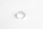 silver flat ring for women - shani and Adi Jewelry